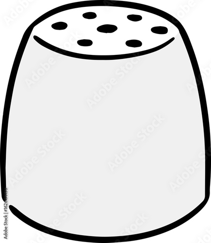 Illustration of condiment bottle
