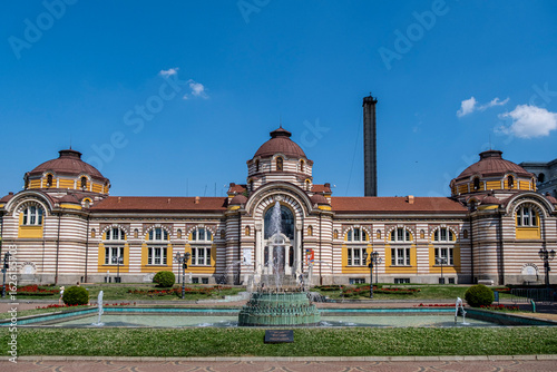 Central Mineral Bath, medieval Banski square, Sofia, Bulgaria,