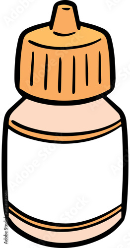 Illustration of eye medicine
