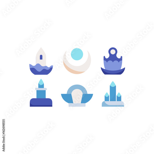  different tidal moon altar set  