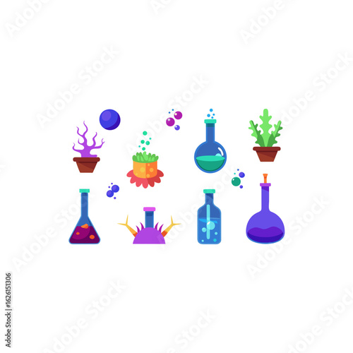  different aquatic potion brewer set  