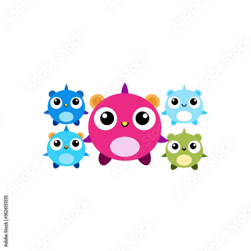 different bubble puffer pet set   