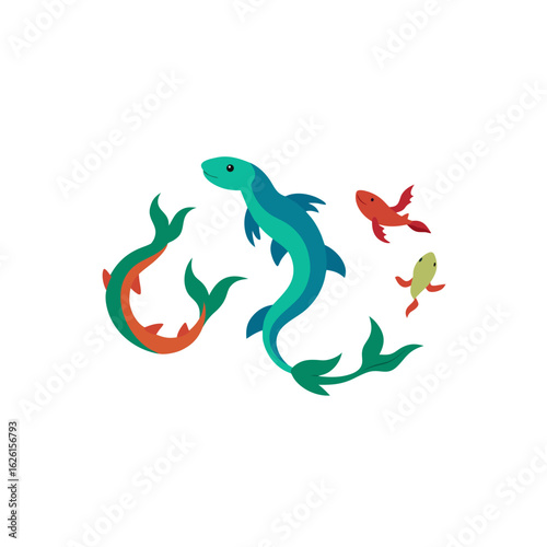  different tide   plant hybrid creature set 