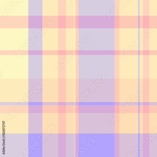 Pastel plaid pattern. Soft, delicate colors create a calming, feminine aesthetic. Ideal for backgrounds, textiles, or website designs.  Evokes feelings of serenity and gentleness.