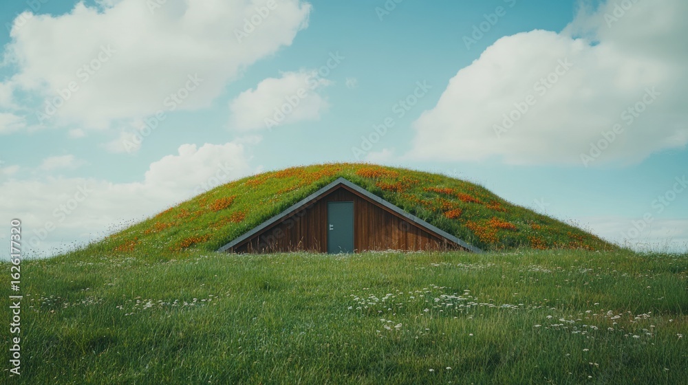 Obraz premium Green hill house