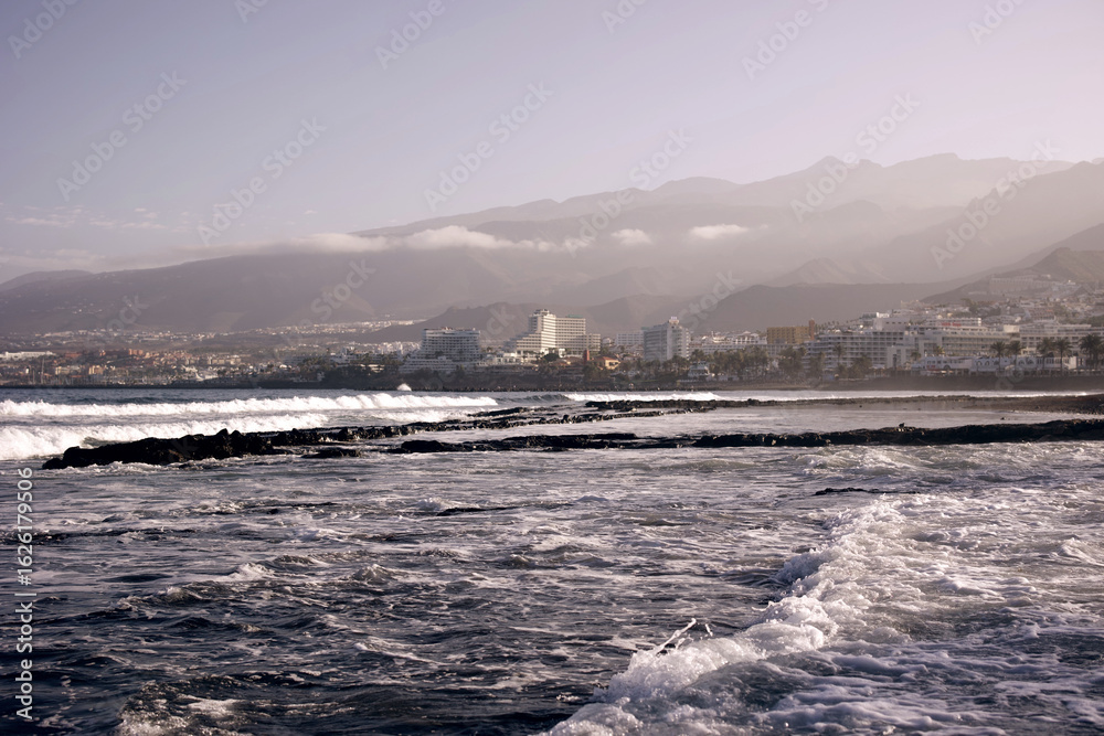 view of the city from the ocean view of the city from the ocean