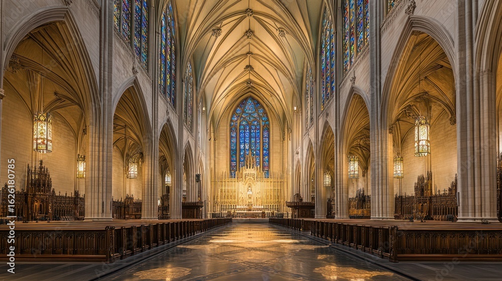 Fototapeta premium Grand cathedral interior