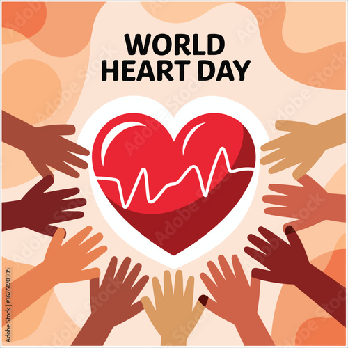 World Heart Day raises awareness about cardiovascular disease and promotes heart health worldwide.






