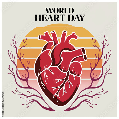 World Heart Day raises awareness about cardiovascular disease and promotes heart health worldwide.






