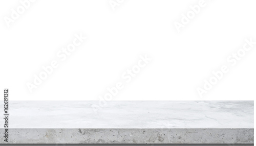 An empty concrete countertop against a clean Transparent background, a minimal product display surface, perfect for home interior, kitchen, or product presentation