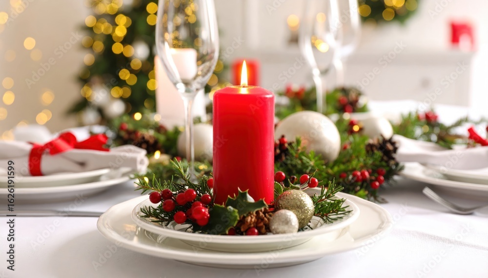 Festive Christmas table setting (4) Festive Christmas table setting (4)