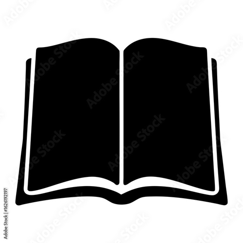 Open book illustration, symbolizing knowledge, learning, and the power of reading