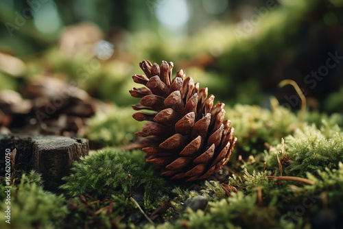 pine cones on a tree