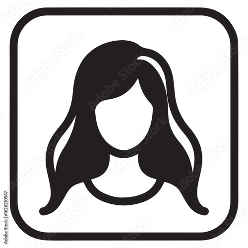 long haired icon girl
