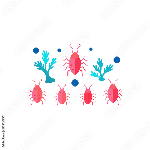  different aurora coral bug set   