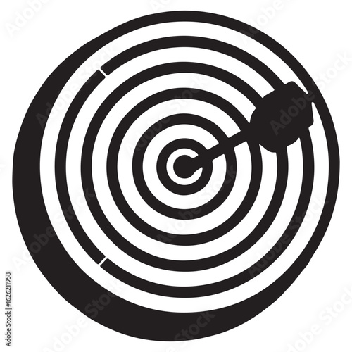 icon target with arrow