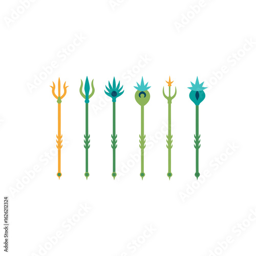 different seaweed harpoon set   