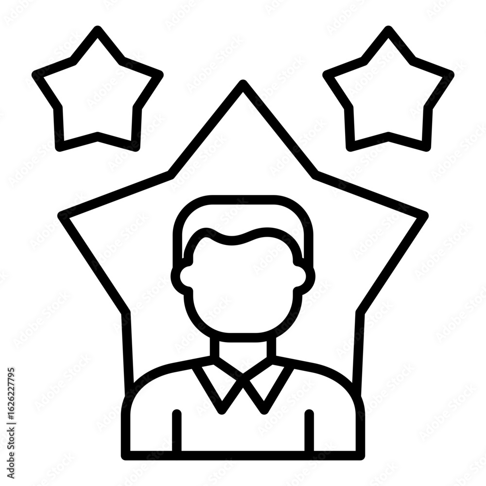 Obraz premium Best employee Icon