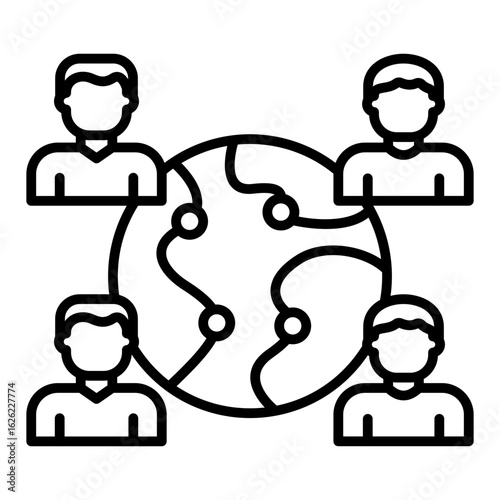 Outsourcing Icon