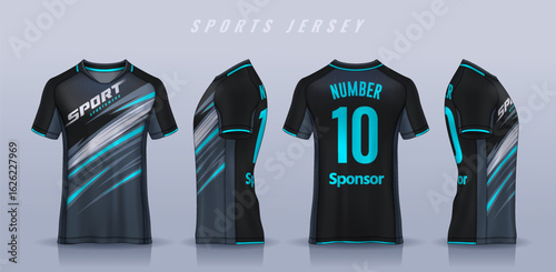 T-shirt Sport Design Template Soccer Jersey Stock Vector (Royalty Free)