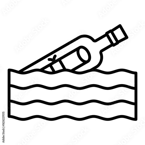 Message in a bottle Icon