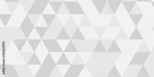 Triangle Vector Abstract Geometric Technology seamless pattern gray Background. triangular mosaic backdrop design. Triangle polygonal square abstract banner background.	