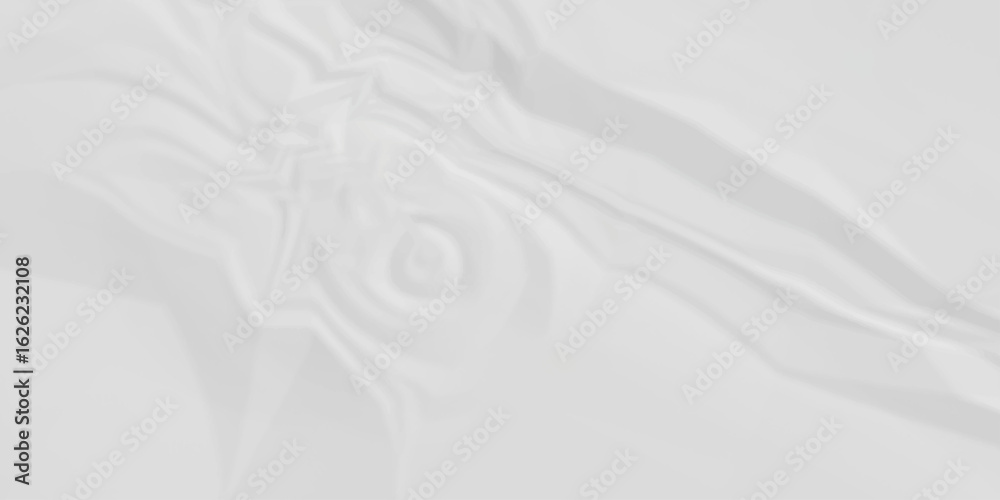 Obraz premium Vector white crumpled and creased paper texture. white crumpled blank paper texture. Grunge paper old texture.