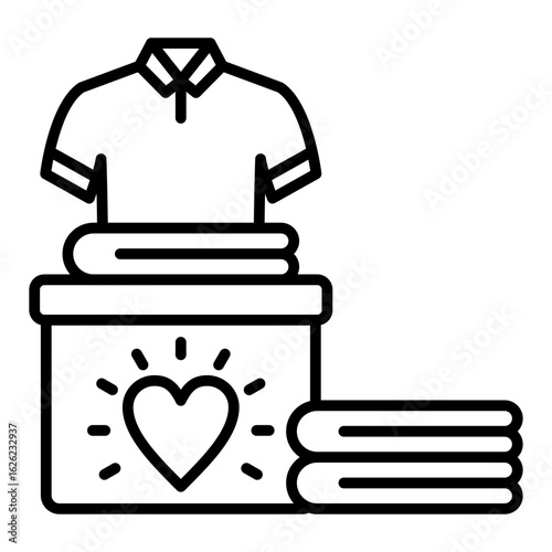 Clothes donation Icon