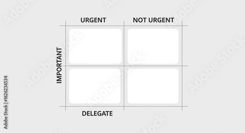 Eisenhower Matrix Chart For Effective Task Management And Prioritization