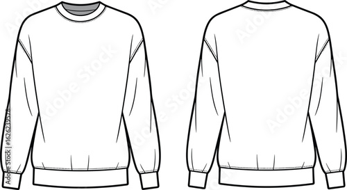 Fashion coat sketch, elegant outerwear design, stylish garment illustration, long sleeve coat template, trendy clothing concept, formal wear drawing, apparel mockup