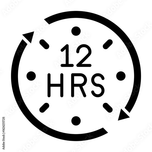 12 hours Icon