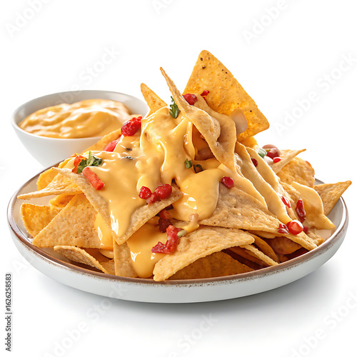 nachos with guacamole