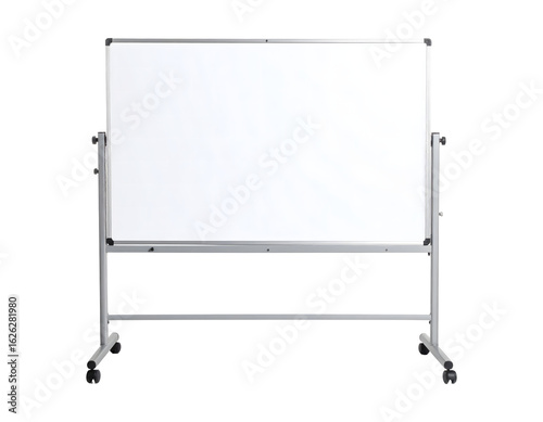 Wallpaper Mural Modern mobile whiteboard on wheels with a blank white surface for presentations and brainstorming Torontodigital.ca