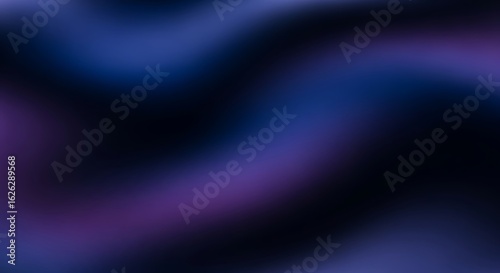 Deep gradient blur background, moody blend of dark blue and black with hints of violet, atmospheric and abstract