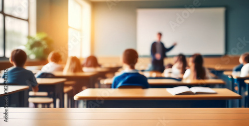 Back to School Classroom Scene