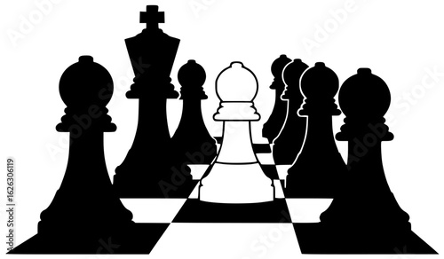 Checker pieces scattered on the board and forming a prime with Checker pieces jumping over each other creating strong defense making strategic moves setting up traps executing clever maneuvers block