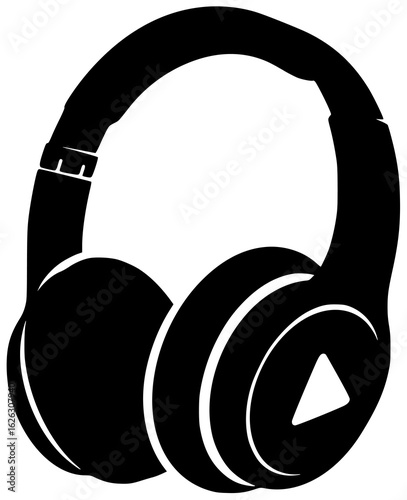 Headphone on the table with music player in the hand on the neck in the bag on the desk with microphone in the studio on the ear with sound system nearby always