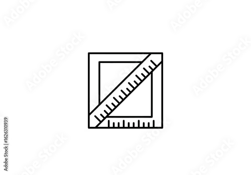 Precision Tools A Tsquare nestled within a square