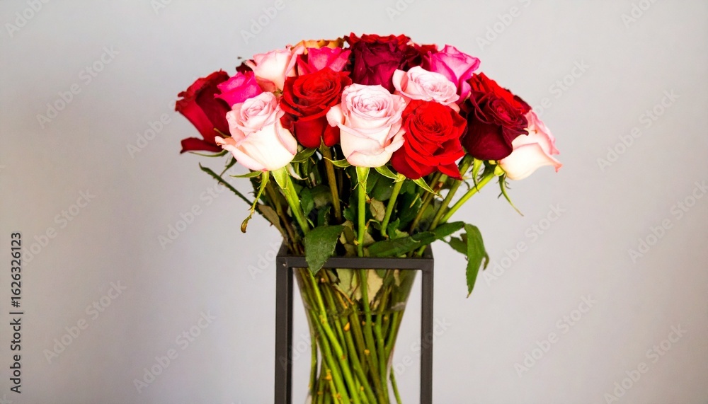 Obraz premium bouquet of roses in vase..