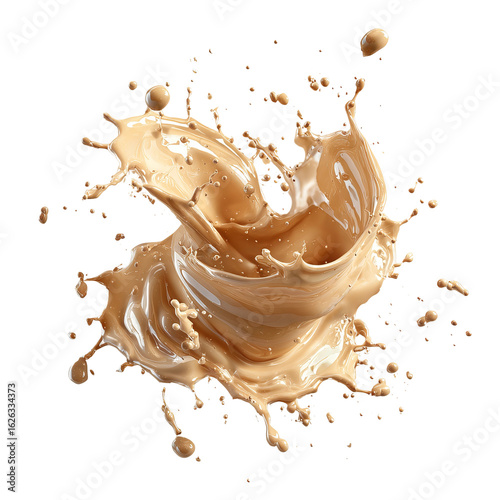 3d vector illustration of liquid foundation makeup
