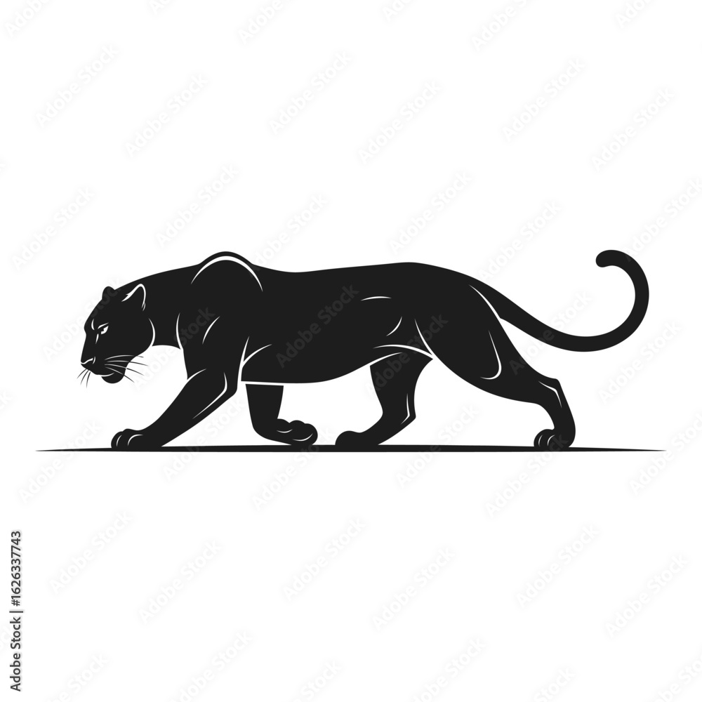 Obraz premium Prowling Black Panther