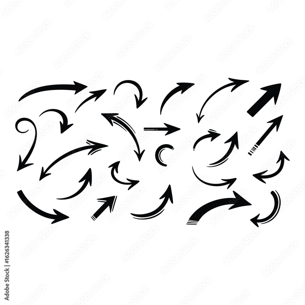 Fototapeta premium Doodle Arrow Collection
