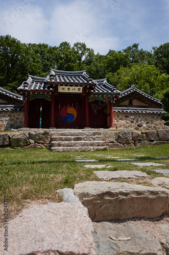 Nogangseowon in Korea. Seowon is a Joseon Dynasty school.
