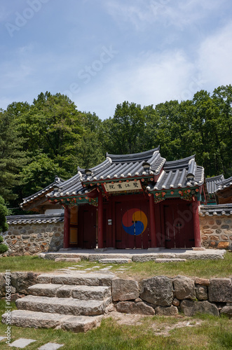 Nogangseowon in Korea. Seowon is a Joseon Dynasty school.
