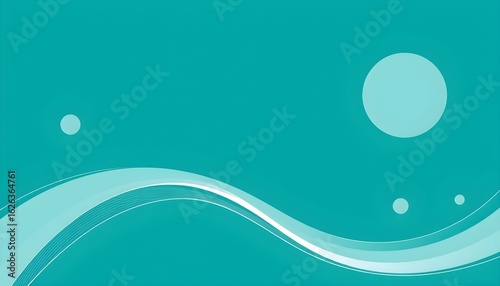 Fototapeta Naklejka Na Ścianę i Meble -  Teal and White Abstract Diagonal Lines Background	