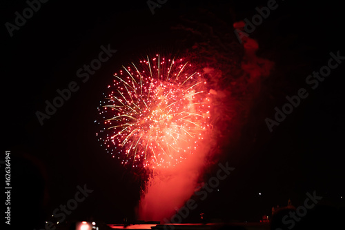 A photo of a large fireworks