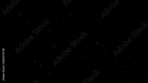 Dust particles swirling gently in cinematic lighting