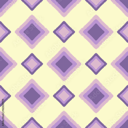 seamless ikat violet pattern