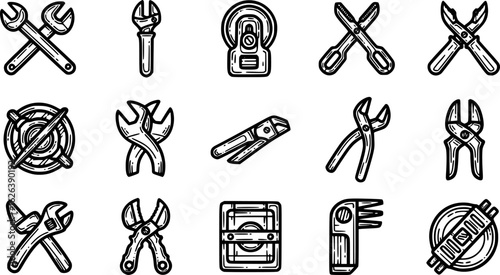Electrical Tools Icons
