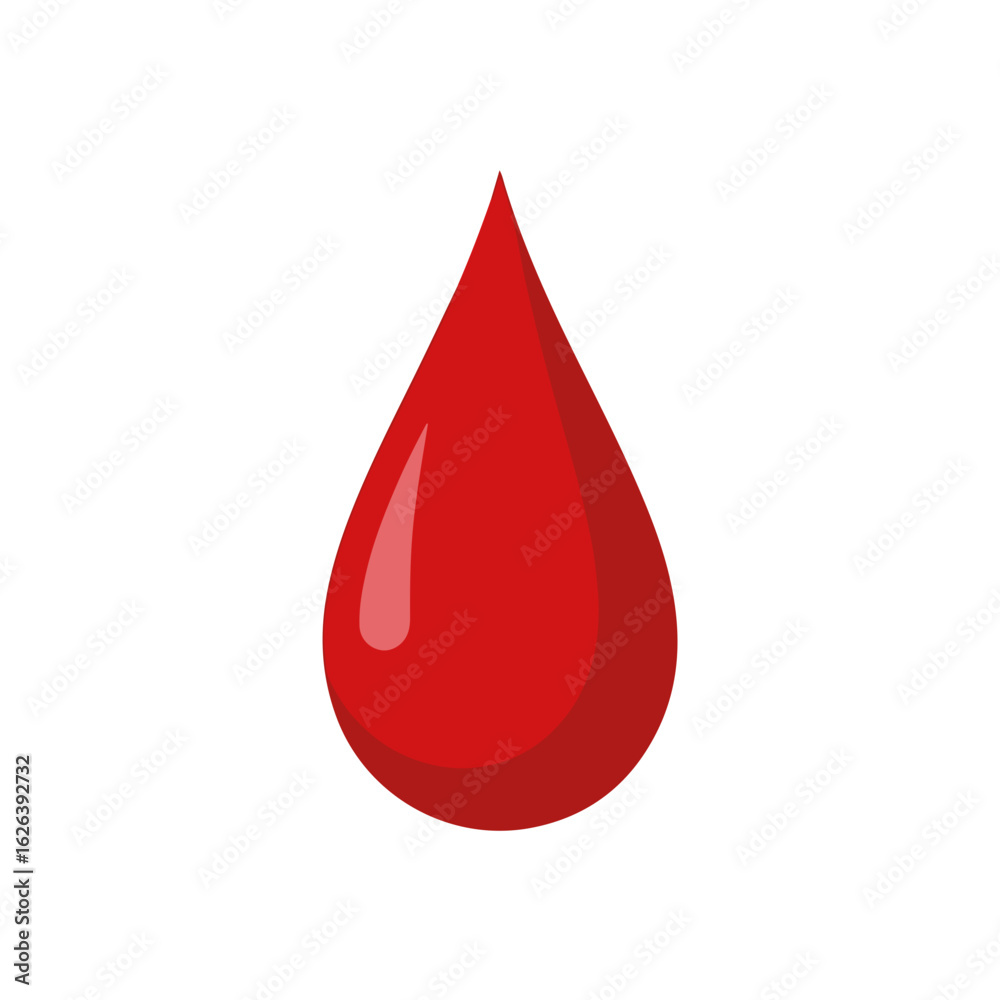 Single red blood drop against white background. Blood drop represents life, danger, and Halloween themes. Dramatic blood drop for Halloween themed designs, creative artwork, and spooky concepts. Single red blood drop against white background. Blood drop represents life, danger, and Halloween themes. Dramatic blood drop for Halloween themed designs, creative artwork, and spooky concepts.
